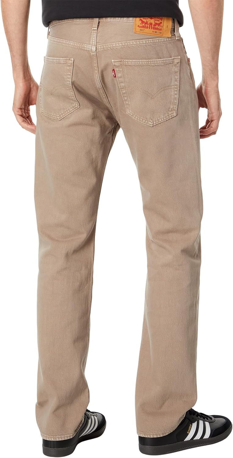 Мужские джинсы Levi's 501 Original Fit (также доступны в размерах Big и Tall), бежевый — фото 2