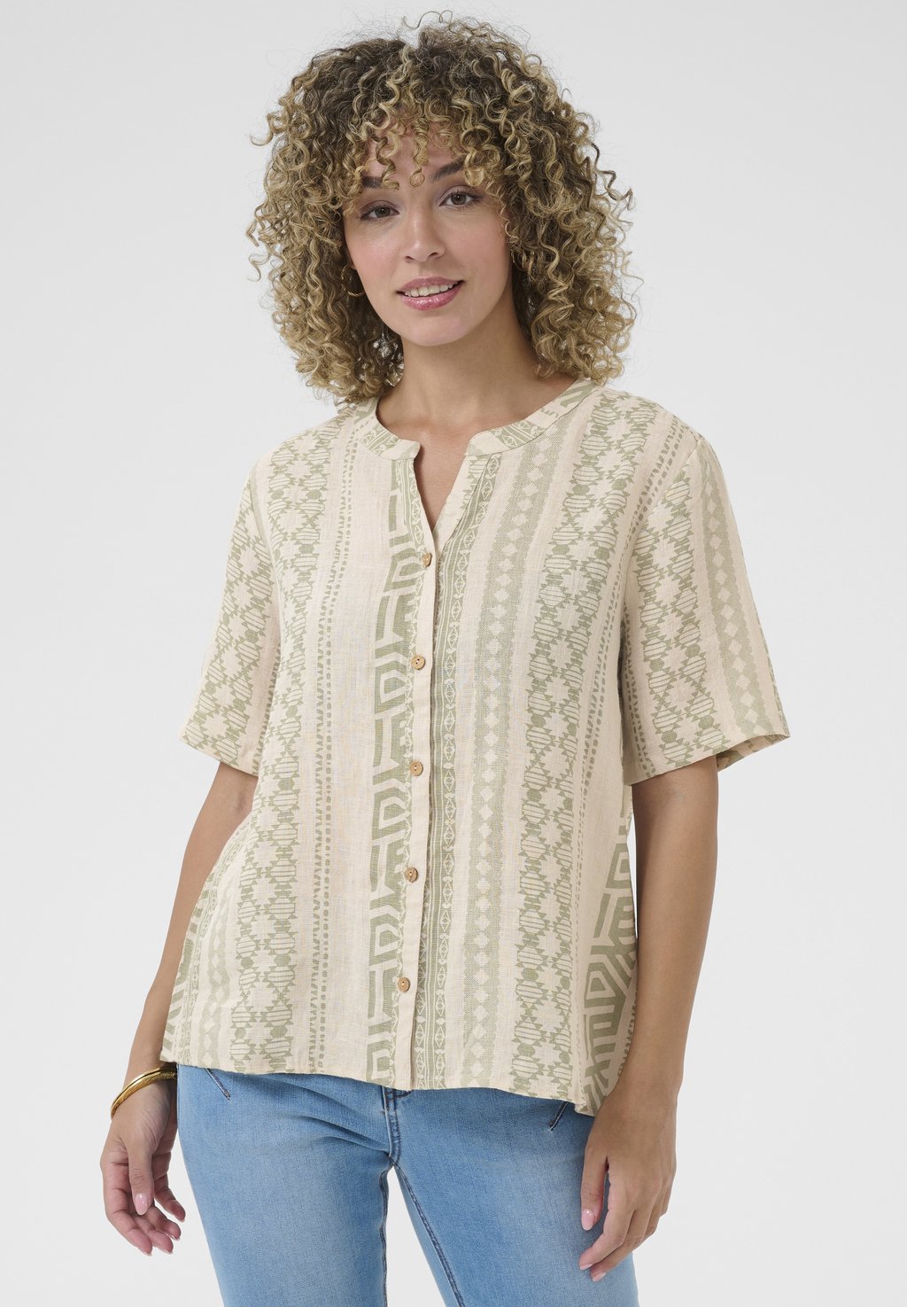 

Блуза CRBELLIS SHORT SLEEVE Cream, песочный
