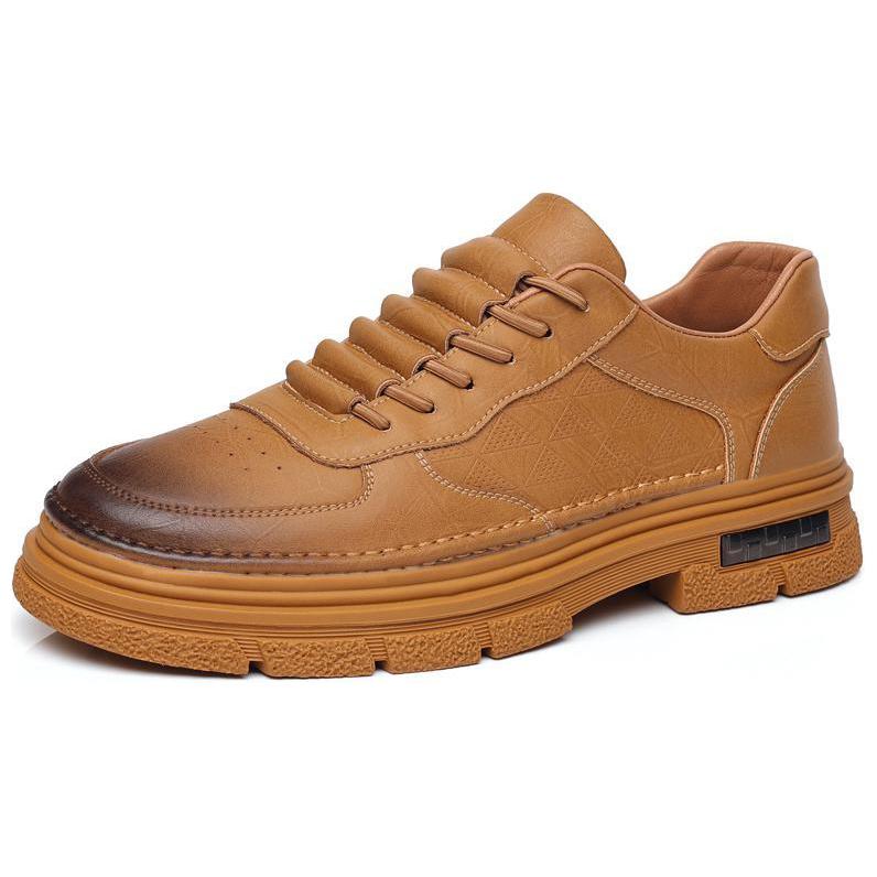 EGCHI Мужские повседневные кроссовки Low Top черные, цвет Black — фото 4