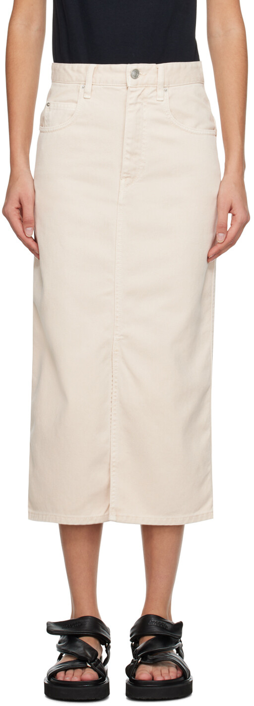 

Джинсовая юбка миди Off-White Tilauria Isabel Marant