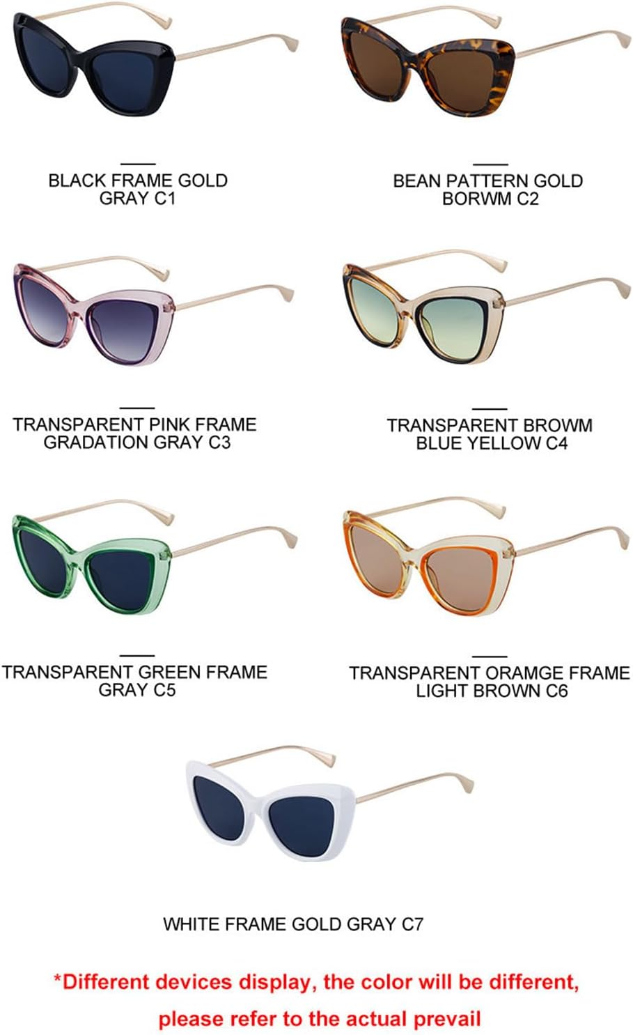 

Винтажные квадратные солнцезащитные очки «кошачий глаз» для женщин, модные солнцезащитные очки с металлическим градиентом для мужчин, очки для вождения на открытом воздухе helena, C1