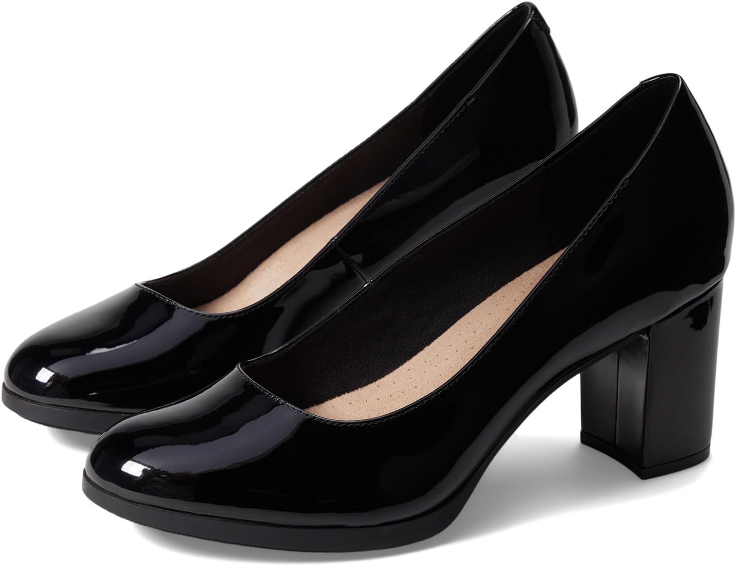 

Туфли Bayla Skip Clarks, цвет Black Patent Synthetic