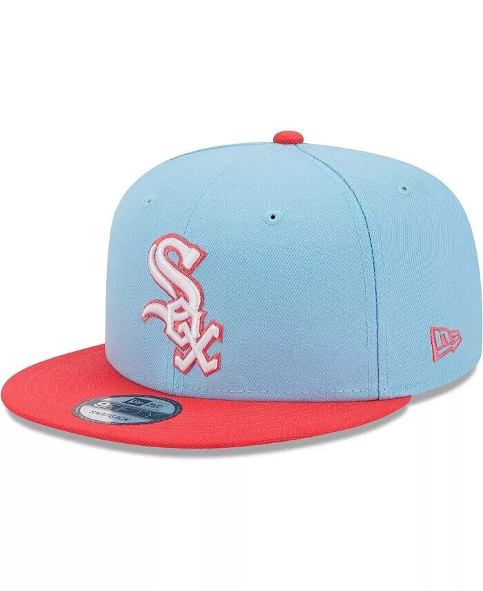

Мужская светло-синяя, красная бейсболка Chicago White Sox Spring Basic двухцветная 9FIFTY Snapback New Era