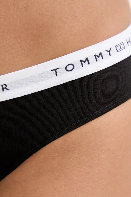 Трусы с гладким узором Tommy Hilfiger, черный — фото 3