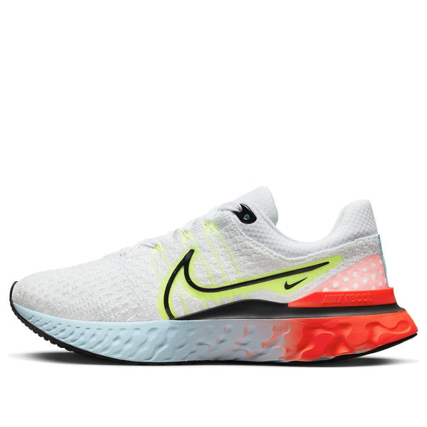 Кроссовки react infinity run flyknit 3 Nike, белый