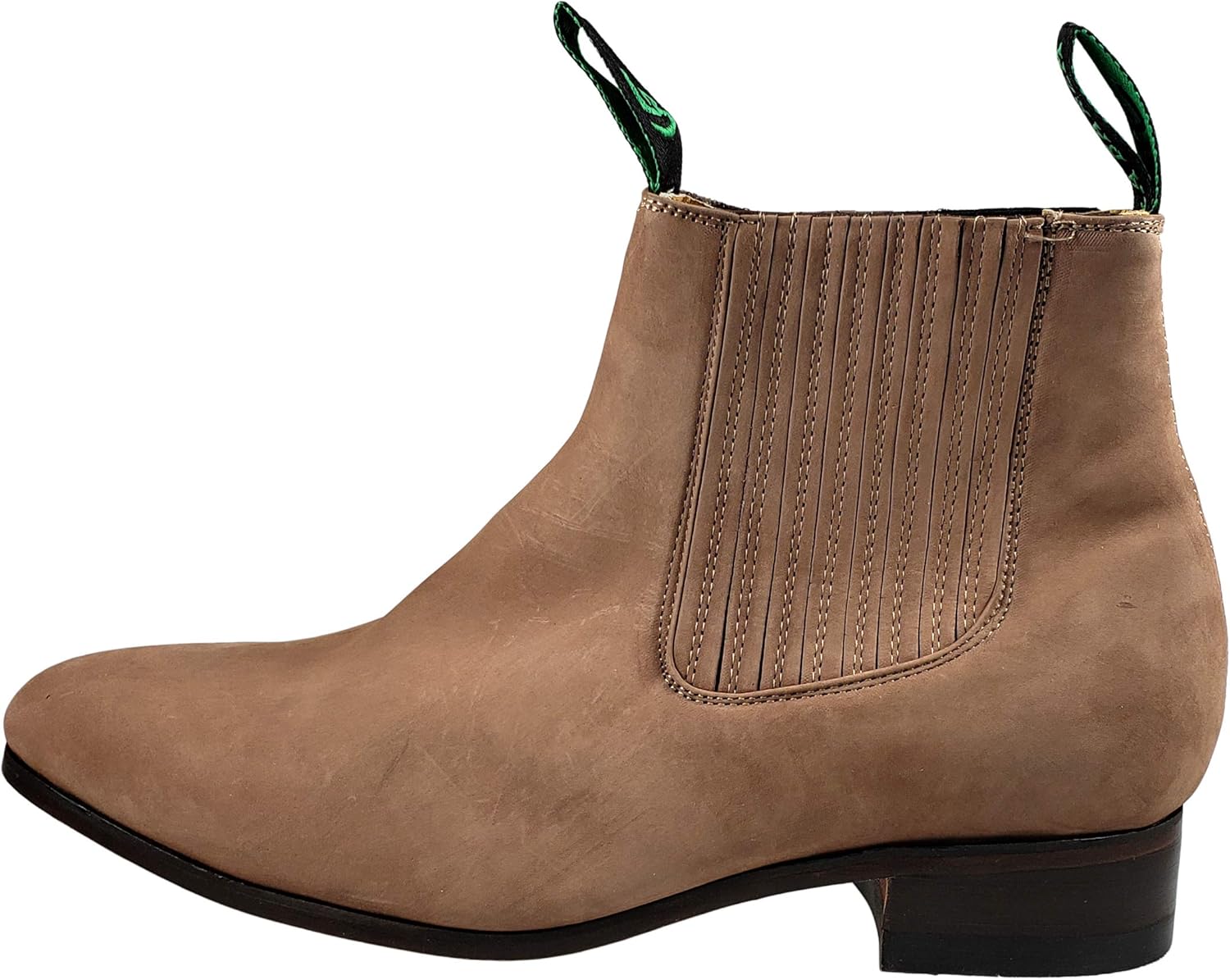 

Мужские ботинки Ботин Чарро La Barca из нубука, коричневого цвета (Topo), на шнуровке и без застежки