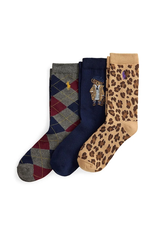 

3 пары детских носков Polo Ralph Lauren, темно-синий