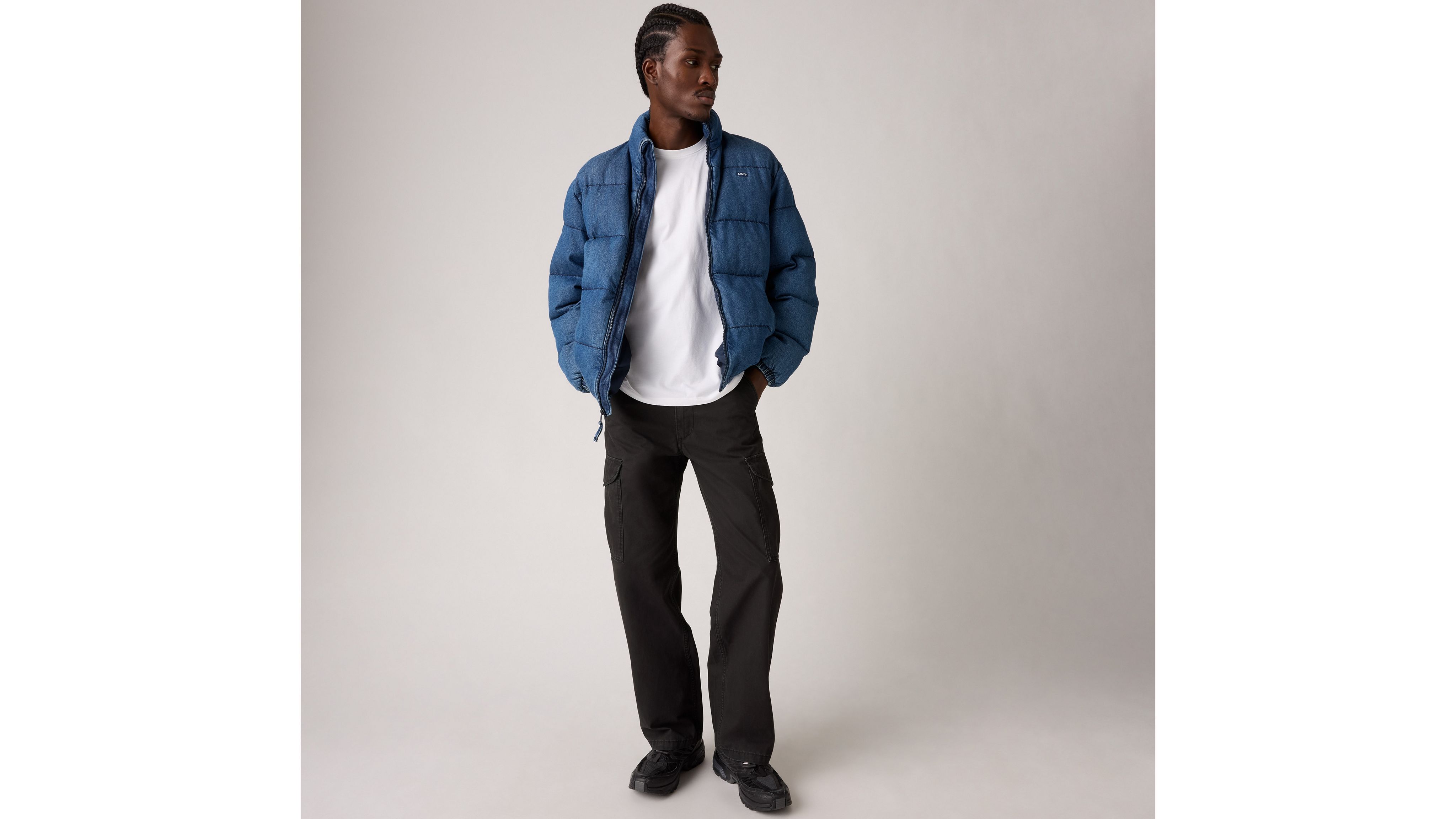 

Мужские мешковатые брюки Xx Cargo Levi's, Meteorite - Black