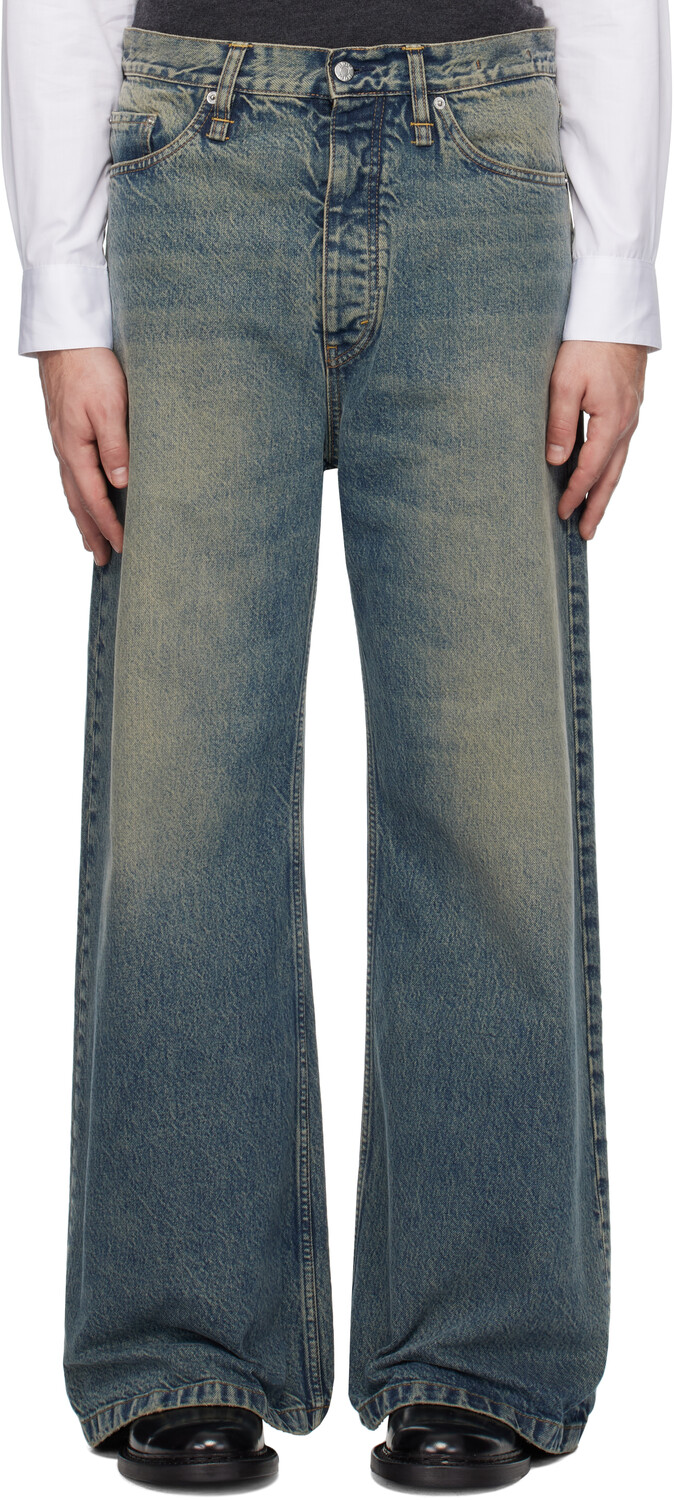 

Синие джинсы Skid HOPE, Mid blue dirty