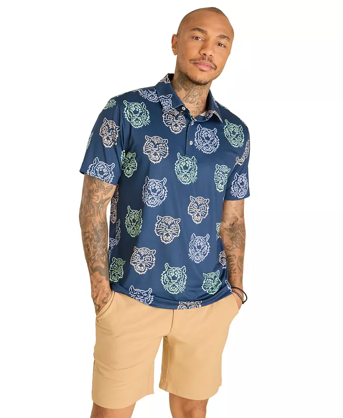 

Мужская поло The Big Catwalk Performance Chubbies, синий