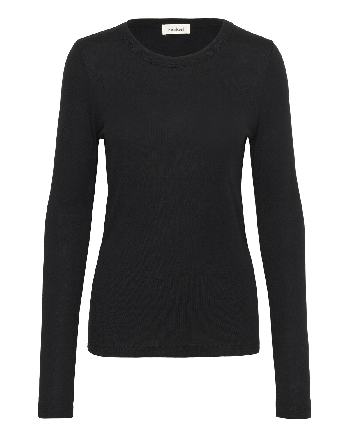 

SOAKED IN LUXURY Лонгслив 'SLFauna' в черном цвете