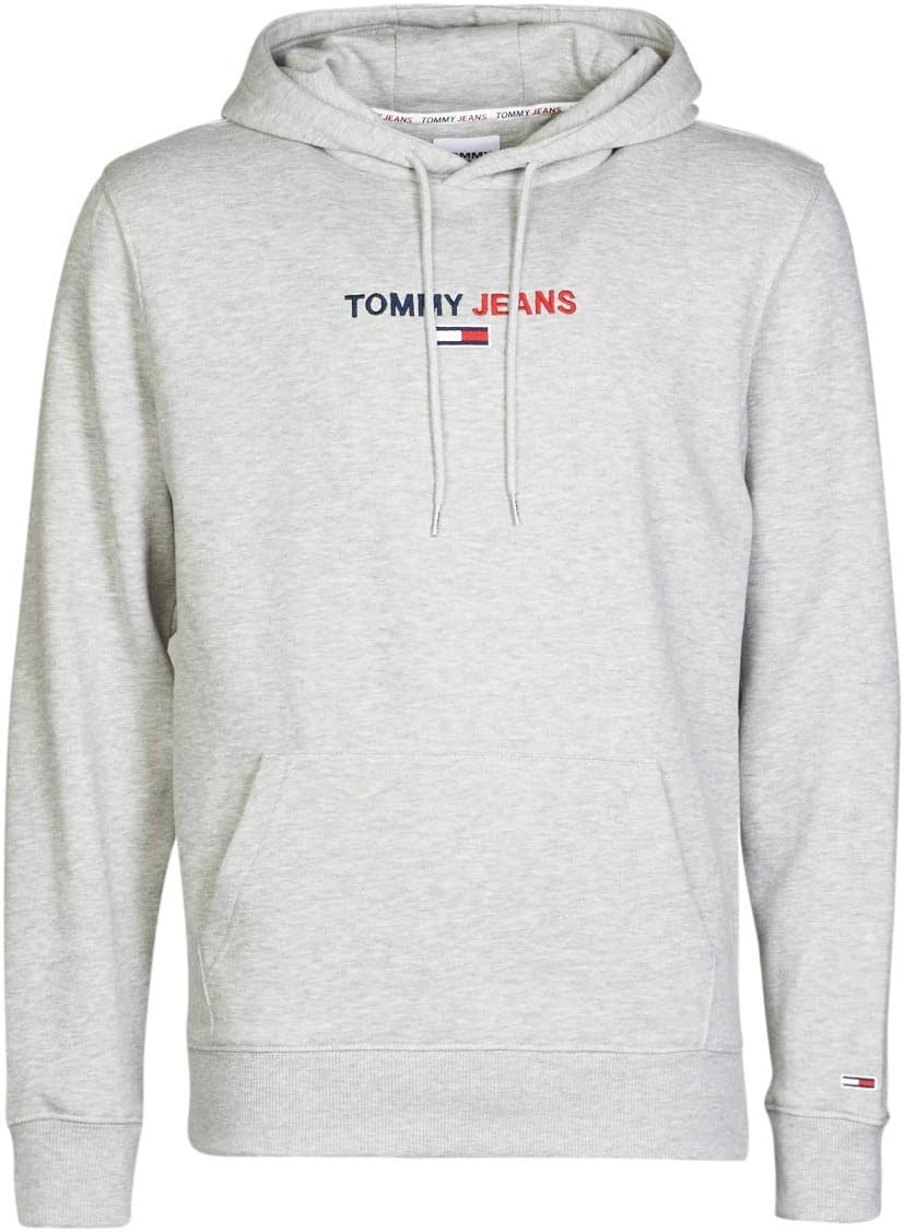 

Толстовка с логотипом Tommy Jeans Linear, светло-серый цвет Tommy Hilfiger