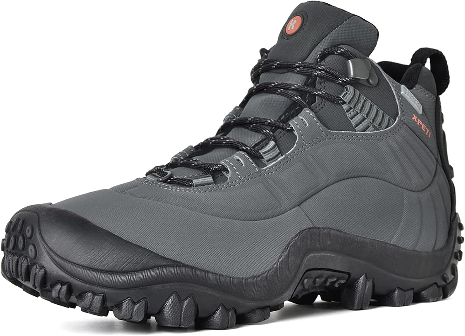 

Мужские водонепроницаемые походные ботинки Thermator для треккинга и кемпинга Manfen, серый