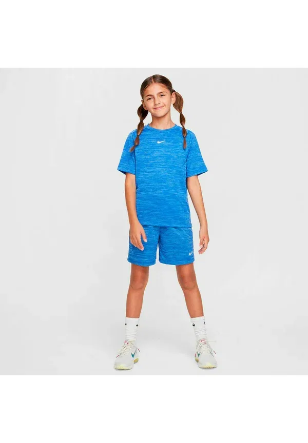 Футболка базовая Nike Performance, game royal university blue white, синий королевский, белый