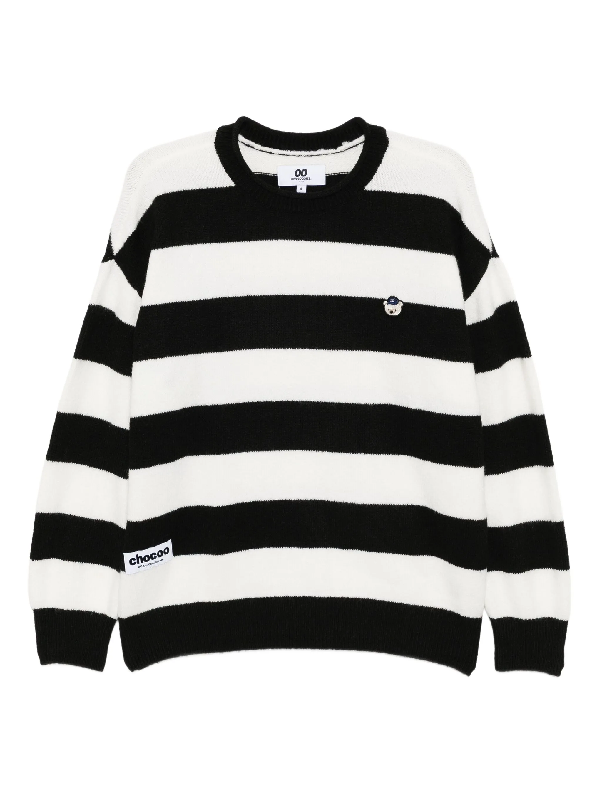 

Джемпер в полоску Chocoolate, черный