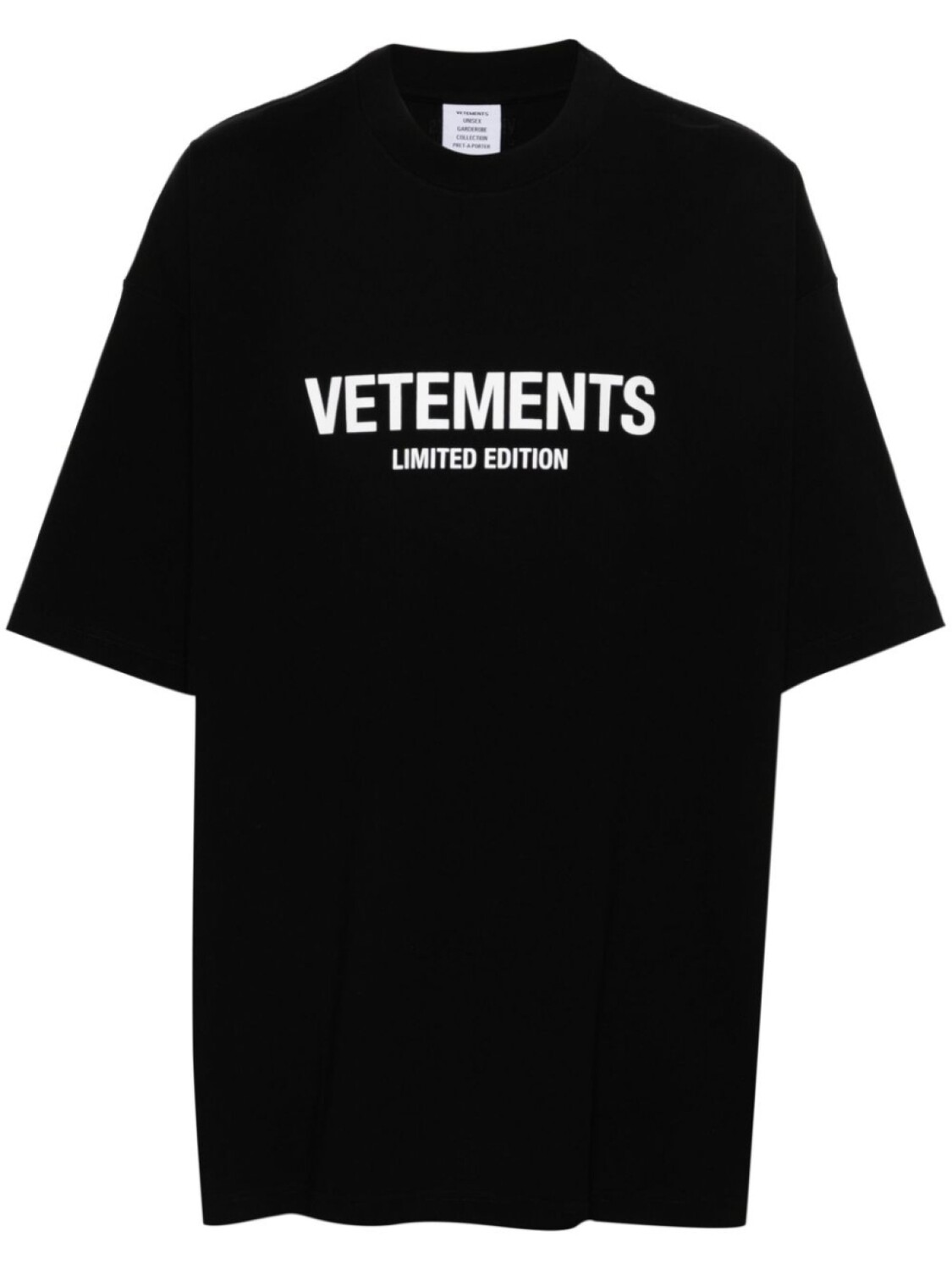 

VETEMENTS футболка с логотипом, черный