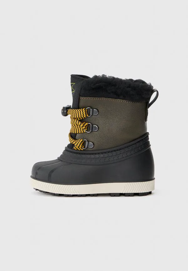 Зимние ботинки Friboo, Black/Dark Green