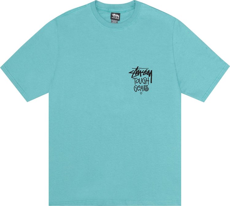 

Футболка Stussy Tough Gear 'Ocean', бирюзовый