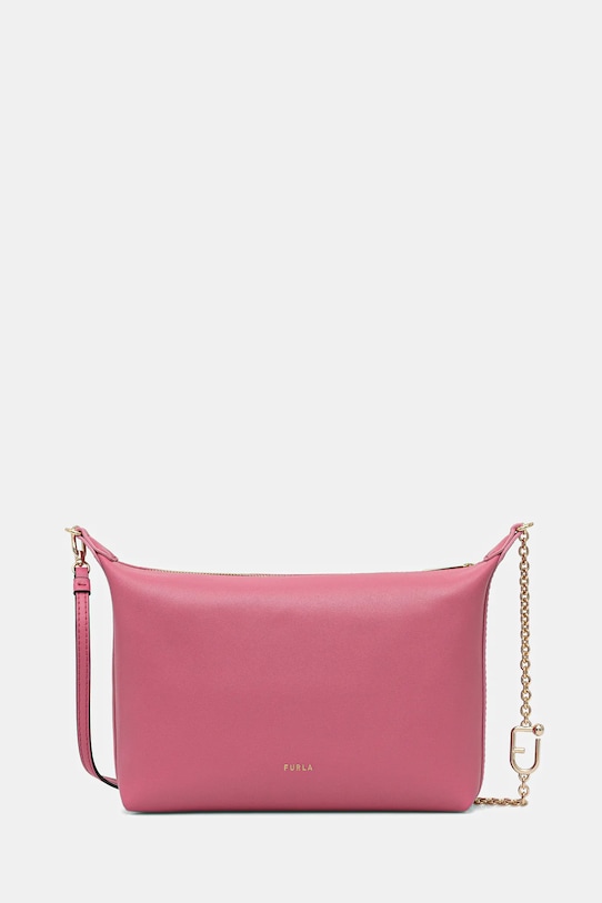 

Кожаная сумка Furla, розовый