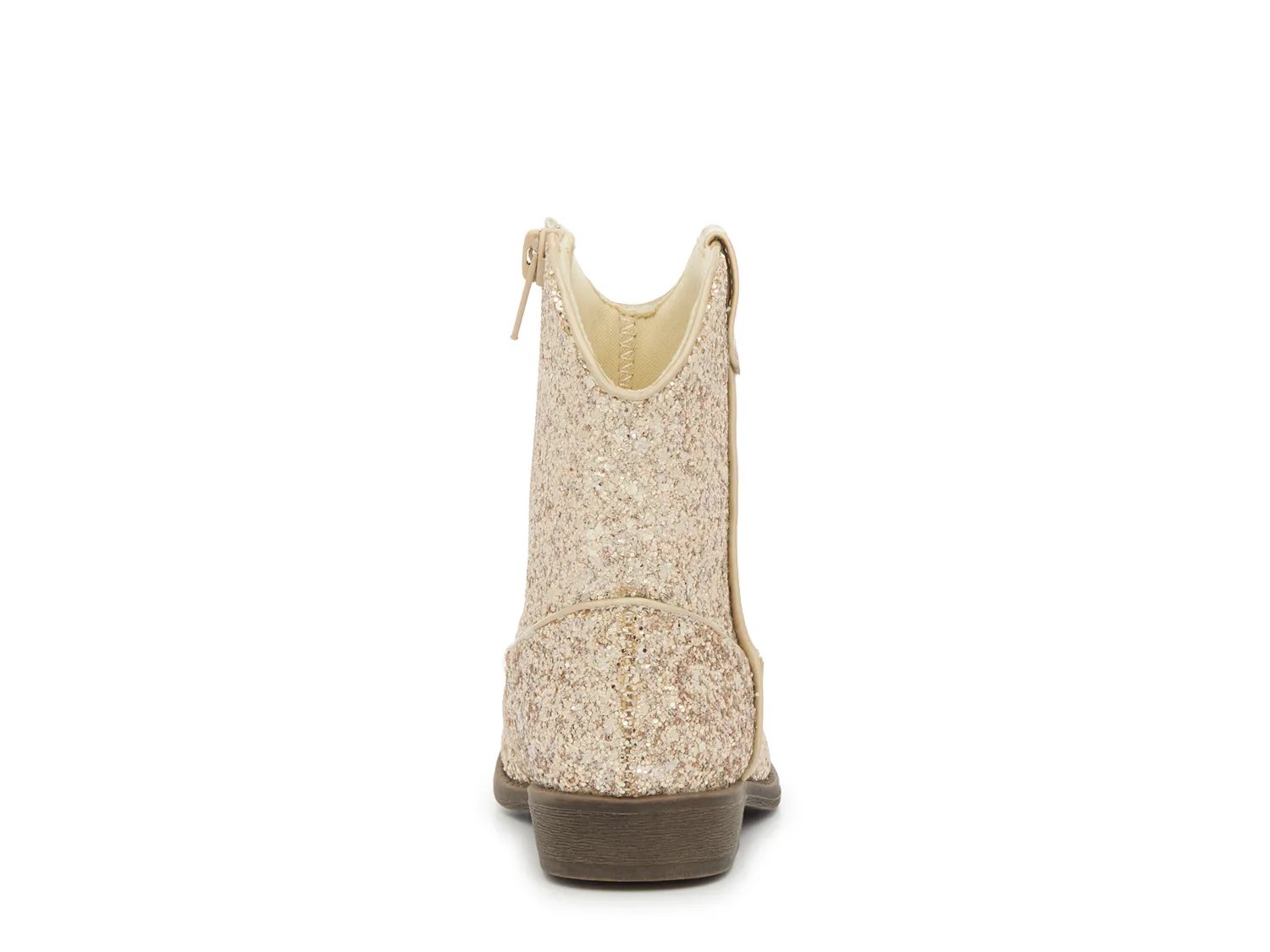 Ботинки Kelly & Katie Lil Amelia Cowboy Boot - Kids', Gold Glitter — фото 4