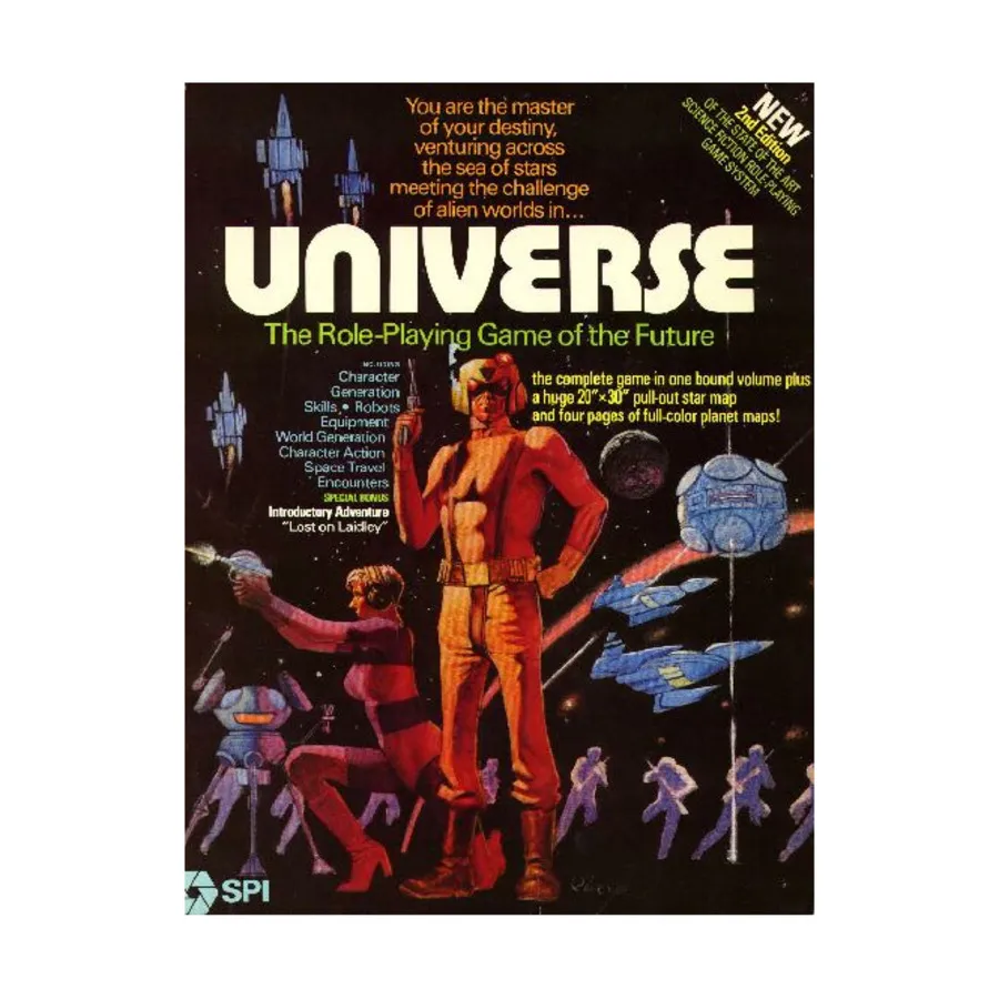 

Universe (2nd Edition), Role Playing Games (SPI), мягкая обложка