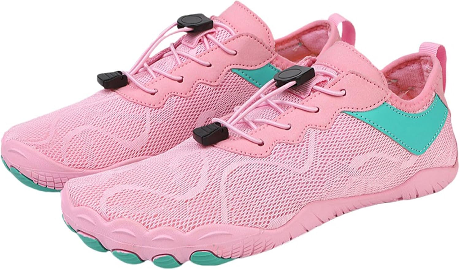 

Кроссовки для походов для женщин и мужчин, профессиональные Кроссовки с широкой носочной частью, дышащие, здоровые и нескользящие кроссовки для прогулок, походов и бега по тропам Generic, розовый