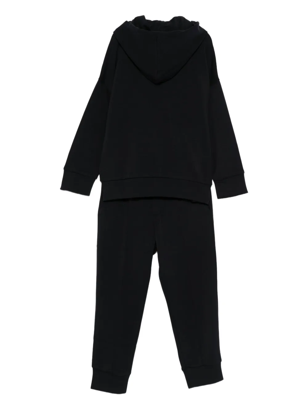 Спортивный костюм на молнии с капюшоном Emporio Armani Kids, синий — фото 2