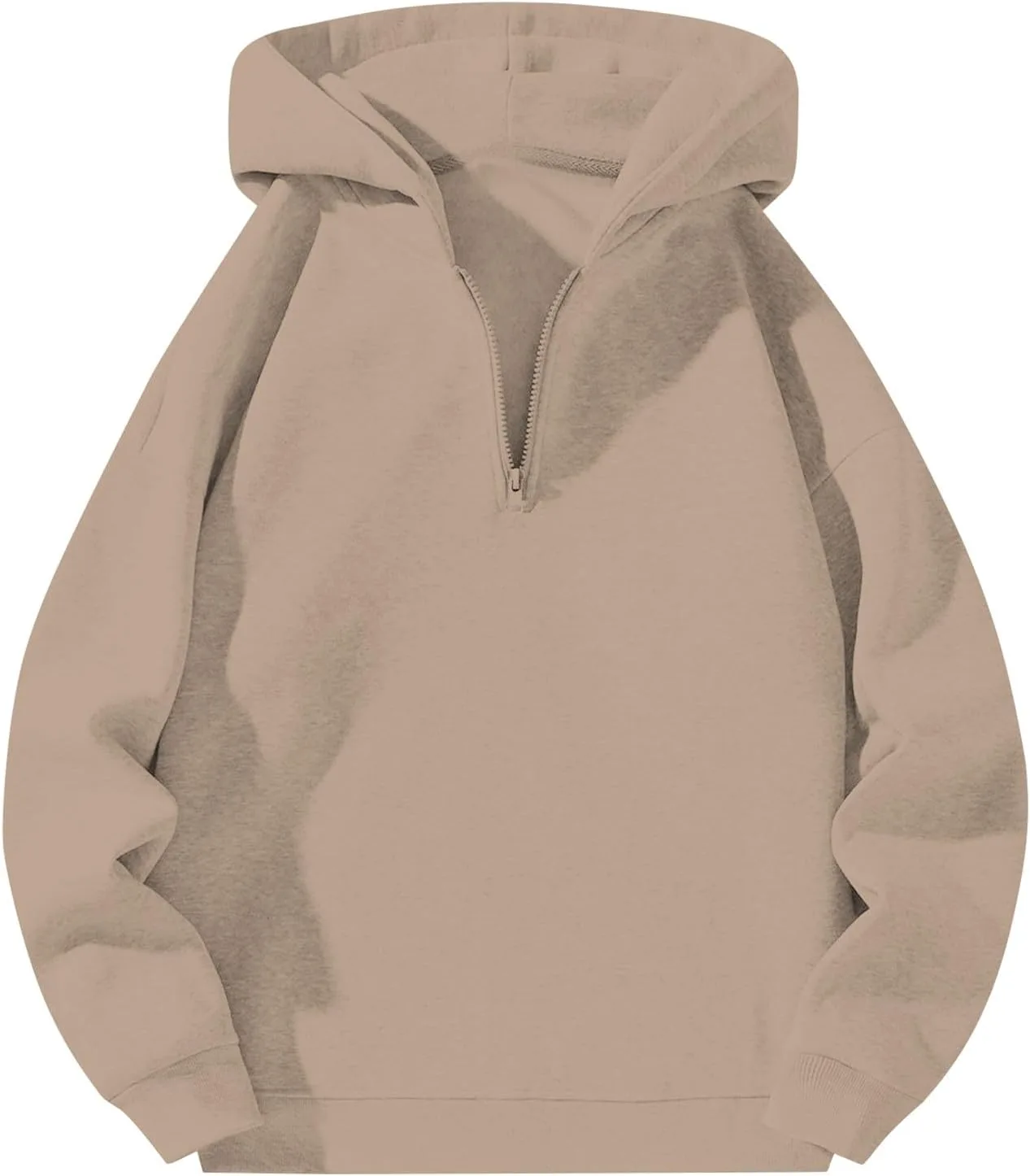 

Толстовка с капюшоном и карманами, Fleece Lined, Quarter Zip