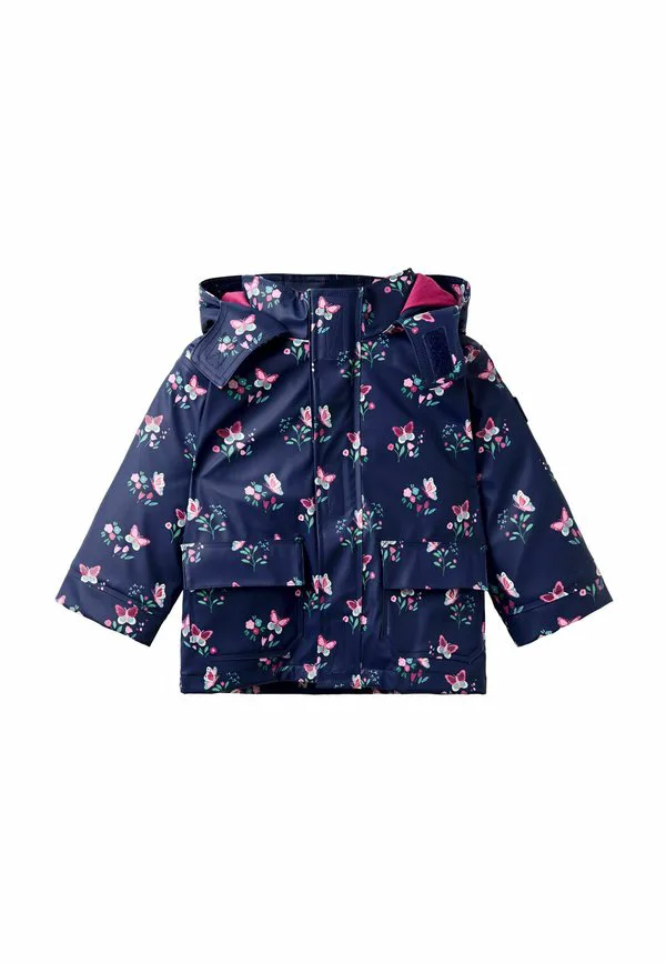 Водонепроницаемая парка 3 в 1 стандартного кроя Jojo Maman Bébé, Navy Ditsy