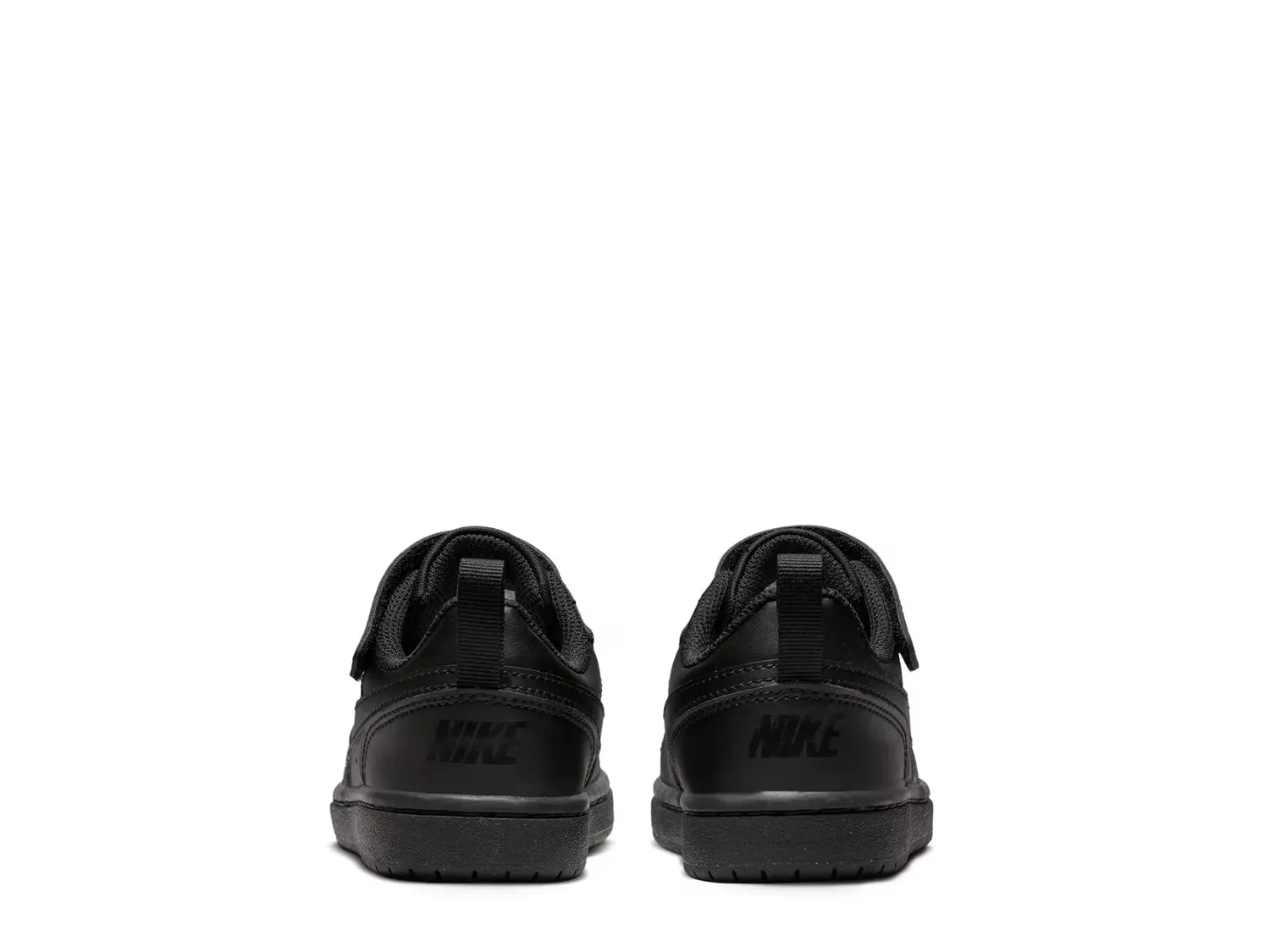Кроссовки Court Borough Recraft Low - детские Nike, Black/Black — фото 2