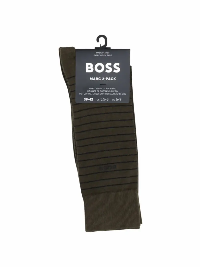 

Набор из двух пар носков BOSS, зелёный
