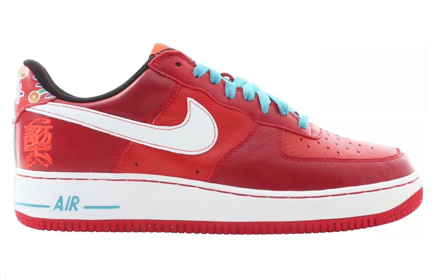 Кроссовки Nike Air Force 1 Skateboarding Shoes Men Low-top Red, красный — фото 2