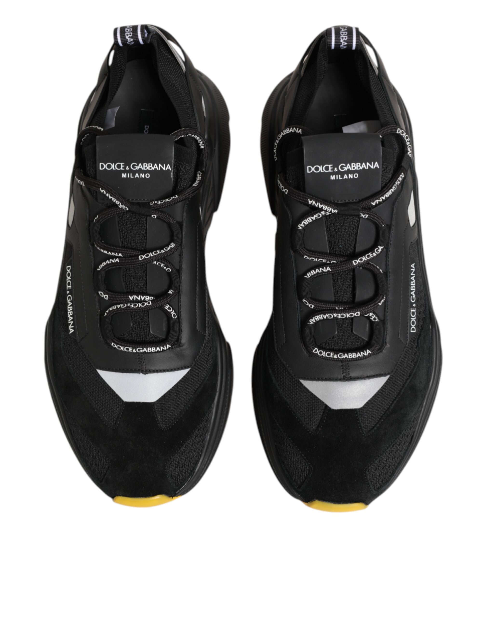 Черные низкие мужские кроссовки Daymaster Dolce & Gabbana, черный — фото 3