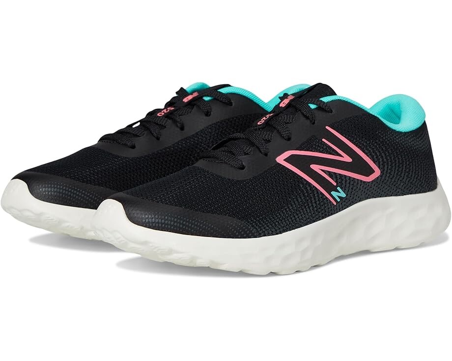 

Кроссовки New Balance Kids 520v8, цвет Black/Ultra Pink