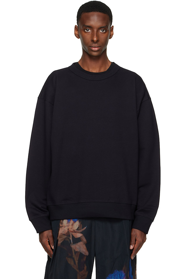 

Объемная толстовка Dries Van Noten, темно-синий