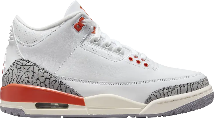 

Кроссовки Wmns Air Jordan 3 Retro 'Georgia Peach', белый