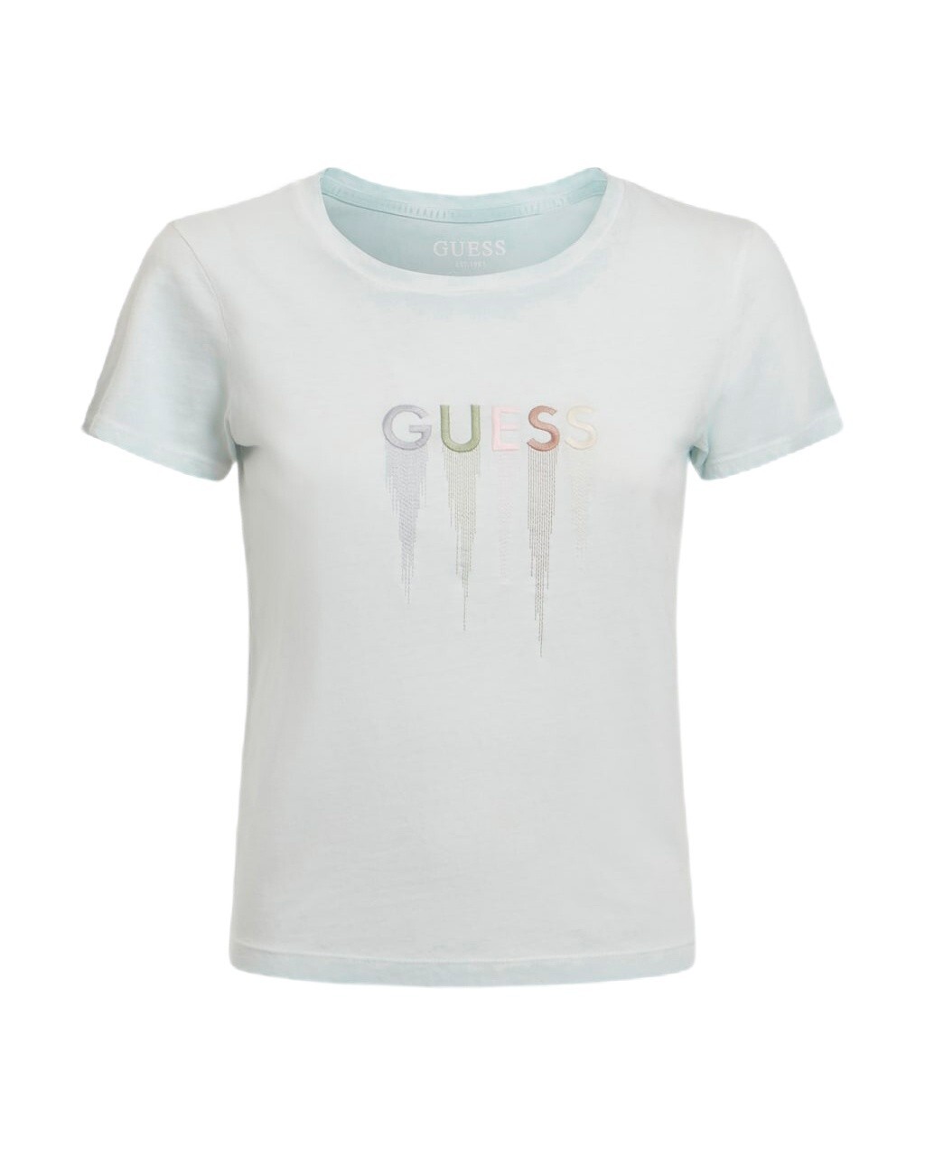 

Футболка женская GUESS из хлопка и модала, зеленый