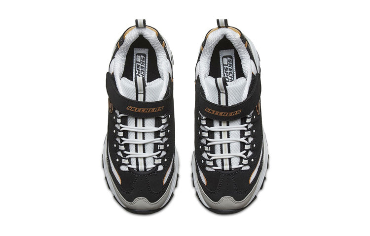 Беговые кроссовки Skechers D'Lite K Black/Gold, золотой — фото 3