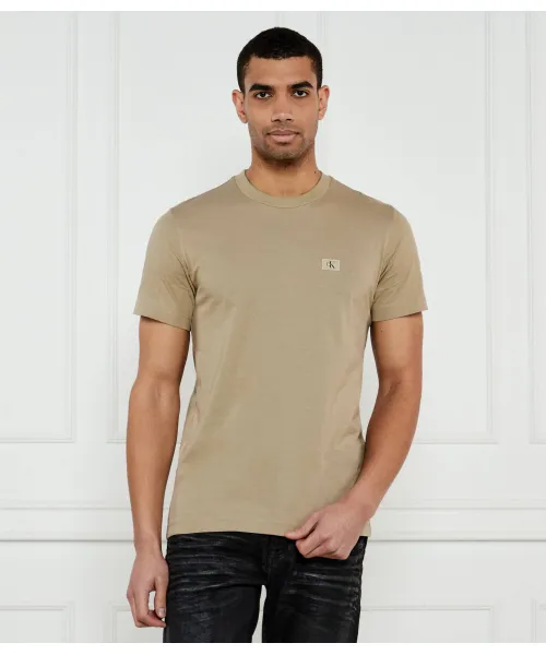 

Футболка Regular fit Calvin Klein Jeans, бежевый