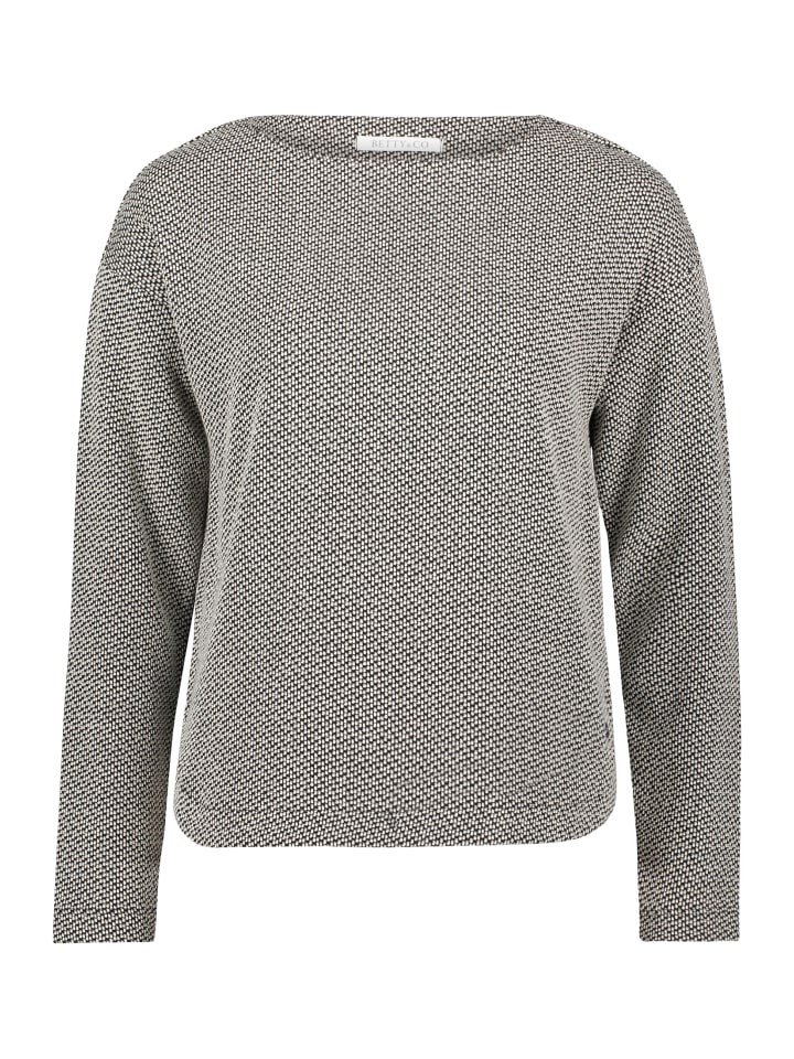 

Повседневная фактурная рубашка черного/белого цвета BETTY & CO