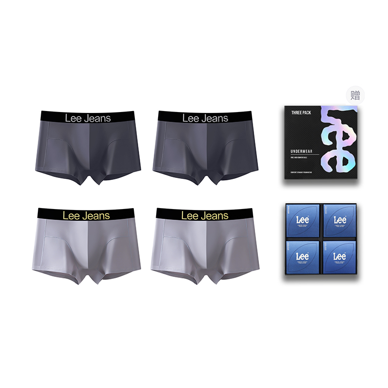 

Мужские трусы-боксеры Lee, светло-серый