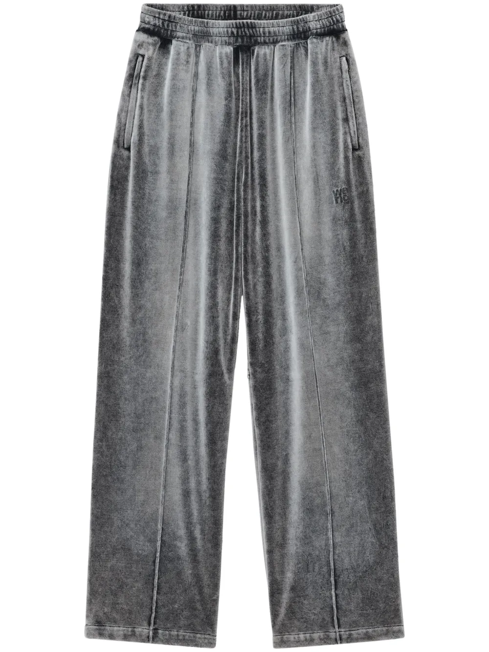 

Спортивные брюки с тисненым логотипом Alexander Wang, серый