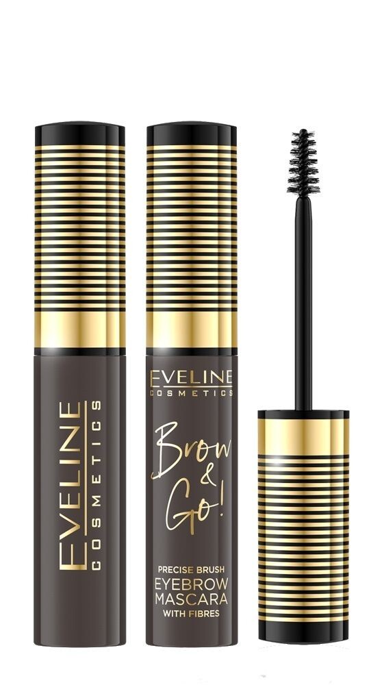 

Eveline Brow & Go тушь для бровей, 02 Dark