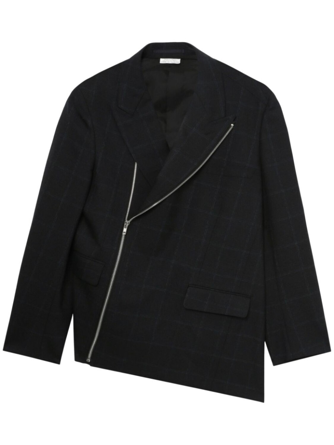 

Comme des Garçons Homme Deux пиджак асимметричного кроя, синий