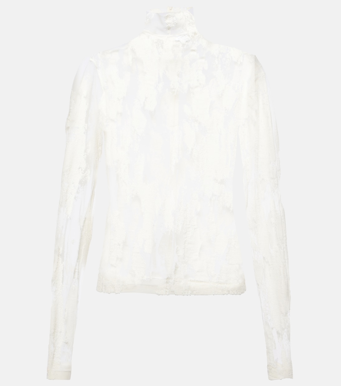 

Водолазка из смесовой хлопковой ткани Acne Studios, белый