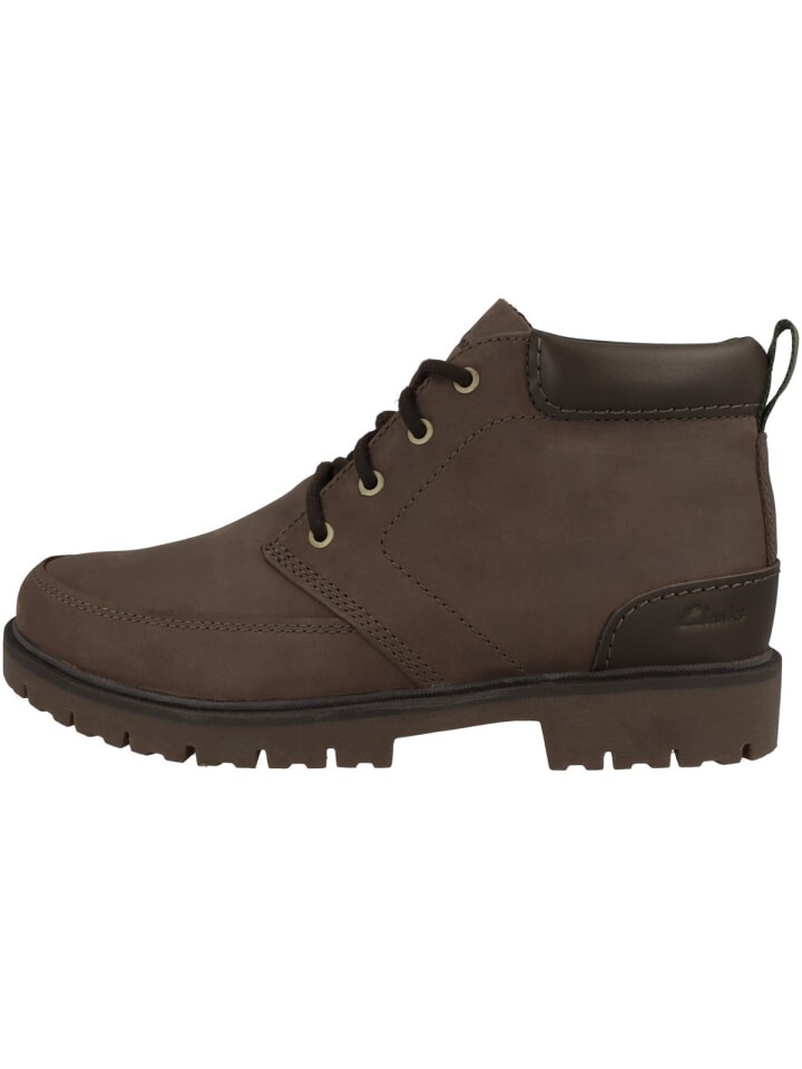 

Ботинки Clarks Schnür Rossdale Mid, коричневый
