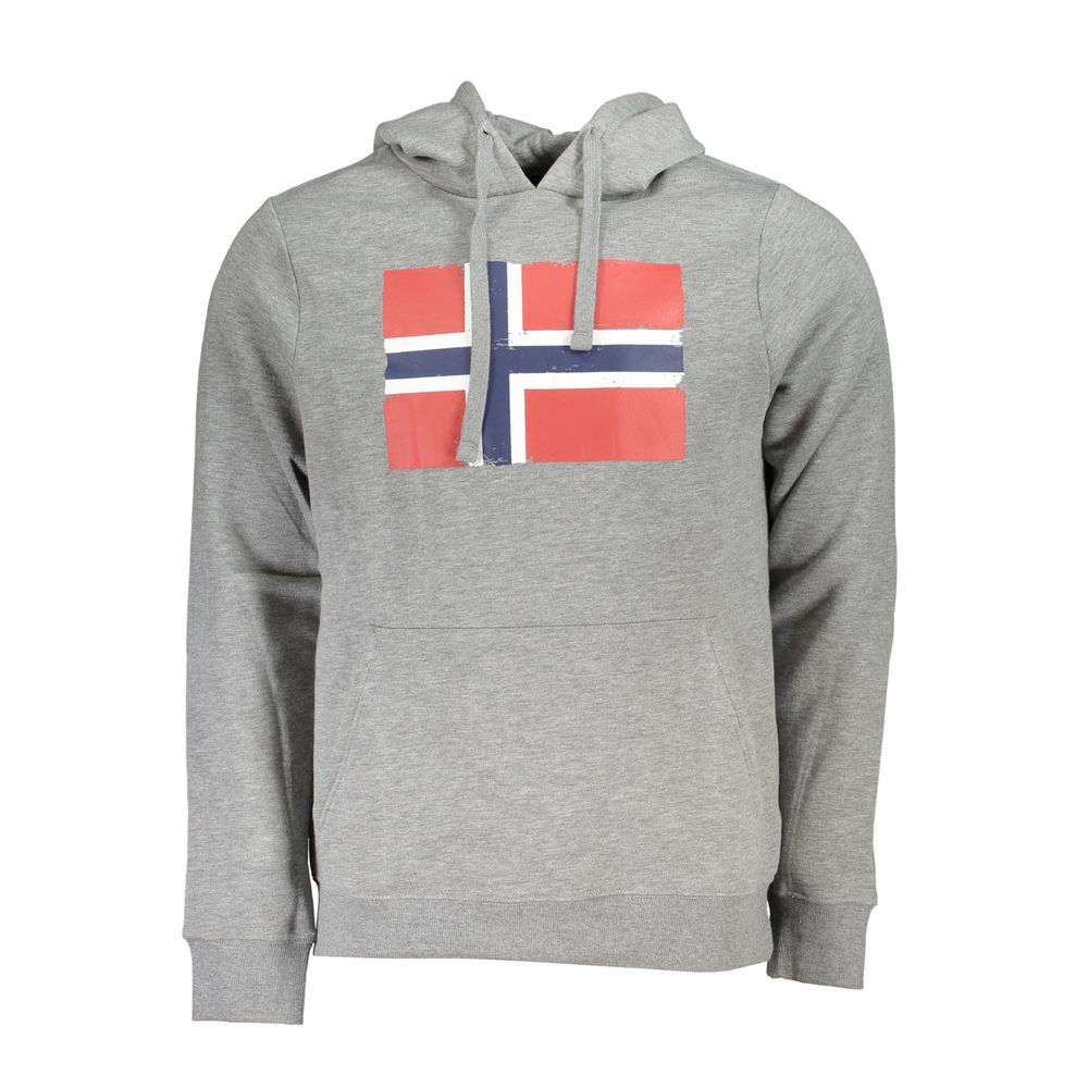 

Серый хлопковый свитер Geographical Norway