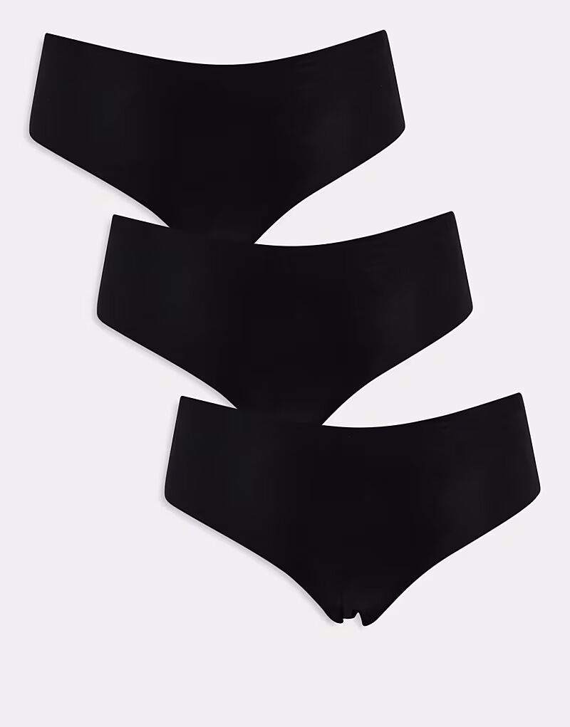 

Упаковка из 3 пар трусов черного цвета Pieces