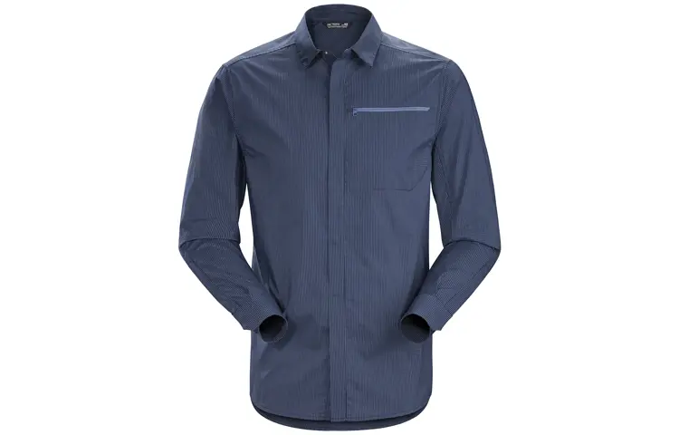 

Мужская рубашка Arcteryx, цвет Blue/blue