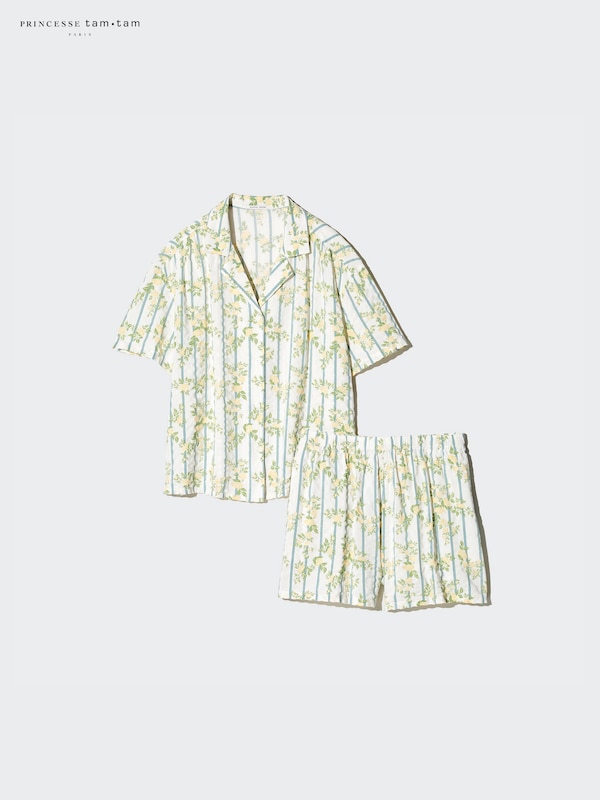

Пижама (с принтом) Uniqlo, бежевый